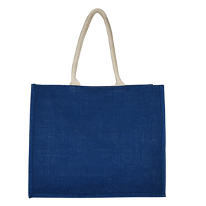 Sac en jute biodégradables Go biologique réutilisable, logo personnalisé imprimé pour épicerie avec poignée en corde, grand sac en toile de jute en chanvre - Product Image 6