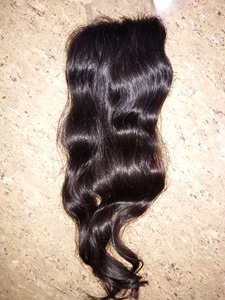 Indian Remy Virgin Human Hair Extensions 8-30 Inches Lace <b>Wigs</b> with Raw Unprocessed Wave Style Weaving <b>Cheap</b> Option - Product Image 3