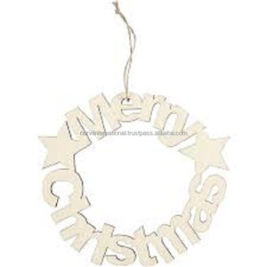 Couronne de Noël murale en métal, design moderne, faite à la main, écologique, avec ornement festif de houx pour décorations de fêtes - Product Image 3