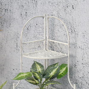 Barato 3 Planta Estratificada Estante อัล Aire,เสาโลหะบรรณารักษ์เดอฟลอเรส - Product Image 4