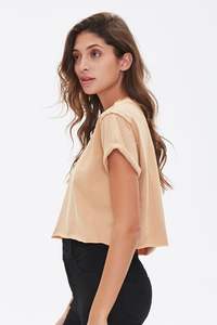 Dernier design de haut court pour femmes, de haute qualité, respirant, confortable, haut tendance, haut court pour femmes très vendu - Product Image 3