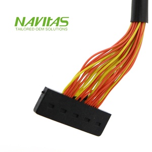 Pcb कनेक्शन के लिए 2.54 मिमी ईडीसी फ्लैट रिबन केबल के साथ कस्टम वायर हार्नेस - Product Image 4