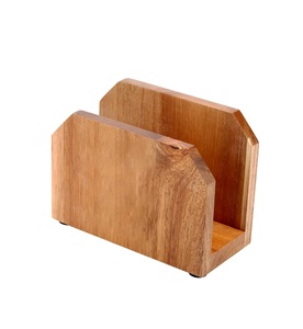 Offre Spéciale porte-Serviettes En bois Table Porte-Papier Décoratif Conception Et brun Bois debout porte-serviettes pour le moyen taille - Product Image 4