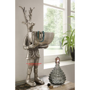 Bol de service décoratif de Style européen, en aluminium massif en forme de cœur, pour la décoration de la maison, meilleure vente - Product Image 2