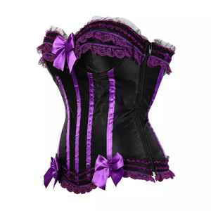 Corsé de encaje Sexy para mujer, corpiño, lencería, Tops, brocado, moda victoriana, entrenador de cintura, talla grande, nuevo - Product Image 2