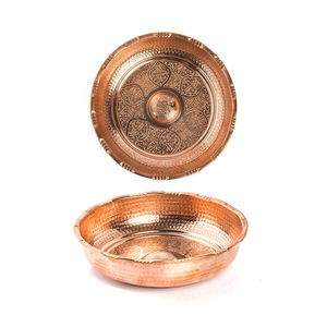 Auténtico Tazón Decorativo Otomano Tradicional para el Hogar, de Cobre Redondo, Ideal para Baño, Gran Venta, Mejor Precio, Hoteles de Primera Categoría, Comprador Comercial - Product Image 1