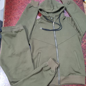 Conjunto de traje de dos piezas para hombre, traje de chándal de lana, 2021 - Product Image 1