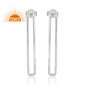 Boucles d'oreilles pendantes en argent sterling fin faites à la main, best-seller, pour femmes, bijoux en argent pour femmes, cadeau pour elle - Product Image 4