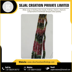 Cuentas sueltas de piedras preciosas de Aguamarina Heishi Natural, cuentas Heishi de piedras preciosas de Aguamarina Natural para pulseras - Product Image 4