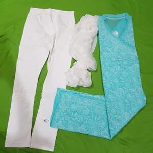 Nuevo diseño elegante pantalón Kurti largo y gasa Dupatta Chikankari cuello lateral estilo perla botón y Bordado de hilo delicado - Product Image 4