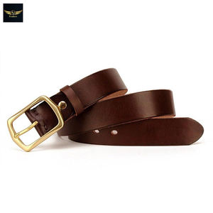 Ceinture de luxe pour hommes, ceinture de haute qualité, nouvelle marque de styliste, tendance, lisse, mode Vintage, Jeans, avec boucle ardillon - Product Image 4