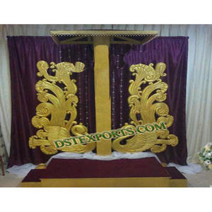 ใยนกยูงสีทองสำหรับตกแต่งงานแต่งงานทำจากใยนกยูงศรีลังกา - Product Image 1