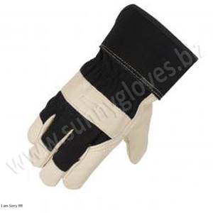 Guante de cuero de grano de vaca Beige para conductores, guante de trabajo, 2021 - Product Image 2