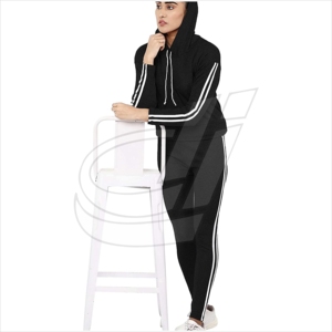 Chándal de alta calidad para mujer, ropa informal de invierno con cremallera, traje de chándal personalizado para mujer en venta - Product Image 5