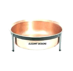 Bol de pédicure en cuivre avec poignée Nouveau bol en cuivre fait main fantaisie Bol de pédicure en cuivre très exigeant en gros à bas prix - Product Image 4
