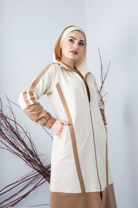 Nouvelle Collection Survêtement 3 Pièces à Capuche pour Femme Vêtements Islamiques Abaya Caftan Mode Musulmane Qualité Turque - Product Image 2