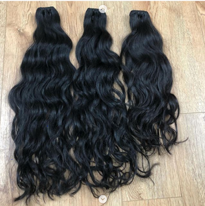 Tissage en lot vietnamien naturel, extension de cheveux humains, vierges rugueux, cuticules, vente en gros, 50 pièces - Product Image 5
