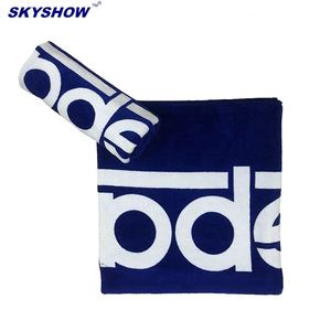 Toalha esportiva de veludo de algodão com estampa personalizada por atacado, conjunto de toalhas de mão fitness para viagens e secagem rápida, ideal para academia e natação - Product Image 4