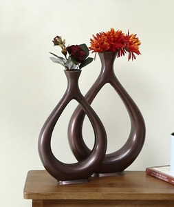 <b>Vase</b> in Polished Aluminum Wholesale High Quality Bulk Quantity <b>Vintage</b> Unique Moder Usage Decoration Wedding Home Party - Product Image 6