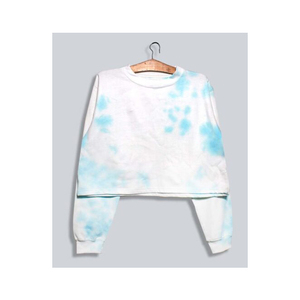 Haut court décontracté pour femme 2022, couleur unie, style streetwear occidental, pull à capuche tricoté avec logo frontal, 100 % coton, écologique - Product Image 3