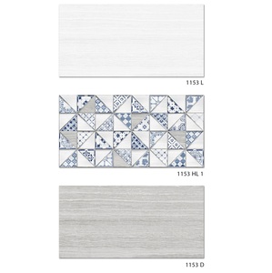 Carrelage mural en céramique émaillée brillante de cuisine design de style rustique 30X60CM - Product Image 1