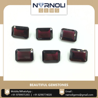 Vente en gros Fournisseur International Narnoli Gems Bijoux Top Vente Grenat Naturel Octogone Gemme Indien Ovale Coupe Marron