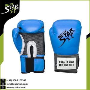 Kickboxing Punching ถุงมือขายส่ง10z การออกแบบโลโก้ที่กำหนดเองที่มีคุณภาพที่ดีที่สุดหนัง PU เจาะกีฬาอุปกรณ์การฝึกอบรม - Product Image 5