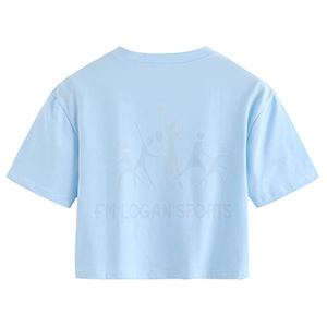 Camisetas manga corta para informales de mujer, ropa femenina, Top corto a la moda - Product Image 4