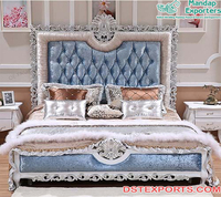 Mesitas de Noche Clásicas para Cama King Size, Juego de Muebles de Almacenamiento de Madera Maciza de Teca, Estilo Tradicional Italiano, Plegables y Personalizables