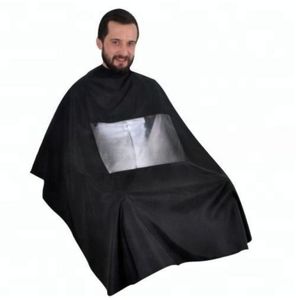 Improve Quality of Life Unisex Hairdressing Cape Money Saving with Transparent Window Readily Available Polyester <b>Waterproof</b> - Product Image 1