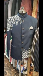 2022 Indowestern Designer Sherwani Dress for Adults Stylish Zardozi Embroidery Plus Size for Parties and Weddings - Product Image 2