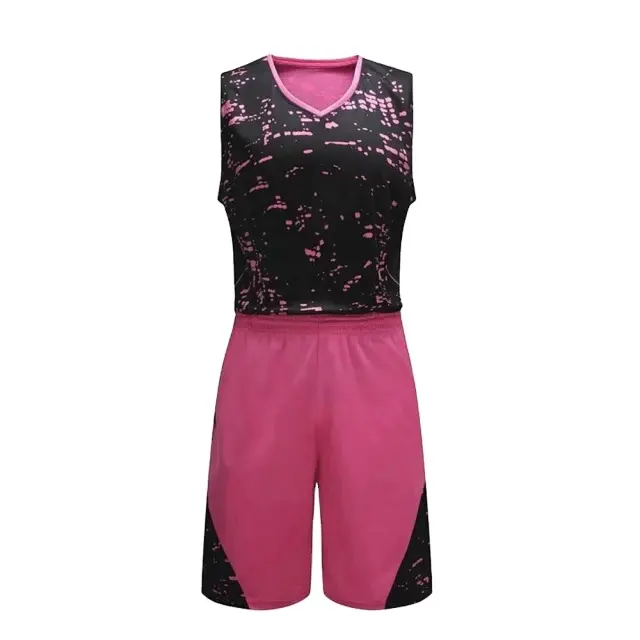 Basketball Uniform Kit Sublimierte Basketball Uniformen Trikots Shorts Stickerei Tackle Twill Basketball Uniform für Männer