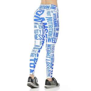 Printed leggings for women workout clothes gym sports thick cotton Capri fleece lined best running leggings for women - Product Image 2
