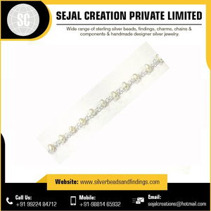 Cadena de Alta Calidad con Eslabones Redondos en Venta, Joyería de Plata de Ley 925 al por Mayor, Nuevo Diseño de Alta Calidad - Product Image 6