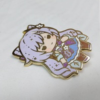 Top Vente Faible QUANTITÉ MINIMALE DE COMMANDE dur émail bande dessinée mignonne mains Art & Collection Utilisation Sablé Taille rose épinglette