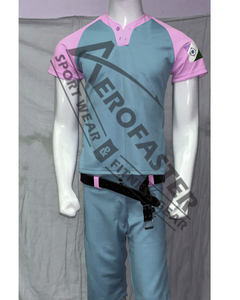 Ensembles de maillots de baseball et de softball pour hommes conçus sur mesure uniformes personnalisés antibactériens à séchage rapide avec impression numérique - Product Image 4