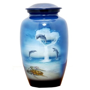 Papillon rose en laiton crémation urne commémorative métal laiton adultes funérailles humain cendres crémation Urn Style américain/européen - Product Image 5