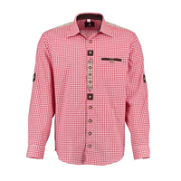 Robe bavaroise pour hommes Qualité Tropical Lederhosen Oktoberfest Chemises en coton décontractées à manches longues Taille 6XL Meilleur prix