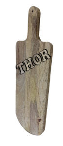 Tabla de cortar de madera natural ecológica, tabla antideslizante para servir queso, juego de corte de madera - Product Image 3