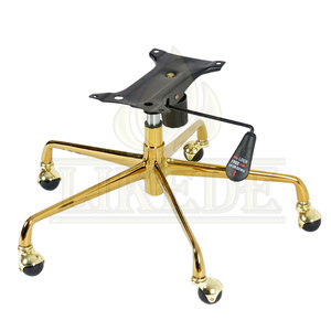 Base <span class=keywords><strong>per</strong></span> Sedia da Ufficio Direzionale in <span class=keywords><strong>Rete</strong></span> con 5 <span class=keywords><strong>Gambe</strong></span> <span class=keywords><strong>a</strong></span> Artiglio in Metallo Alluminio Placcato Oro - Product Image 1