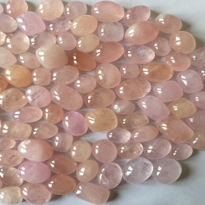 พลอยมอร์กอนไนต์สีชมพูธรรมชาติ เกรด AAA ผ่านการอบความร้อน ทรงหลังเบี้ย - Product Image 2