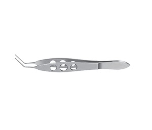 Pinzas para Lentes Faulkner, Instrumentos Quirúrgicos, Mordazas Redondas y Lisas, 10 cm - Product Image 1