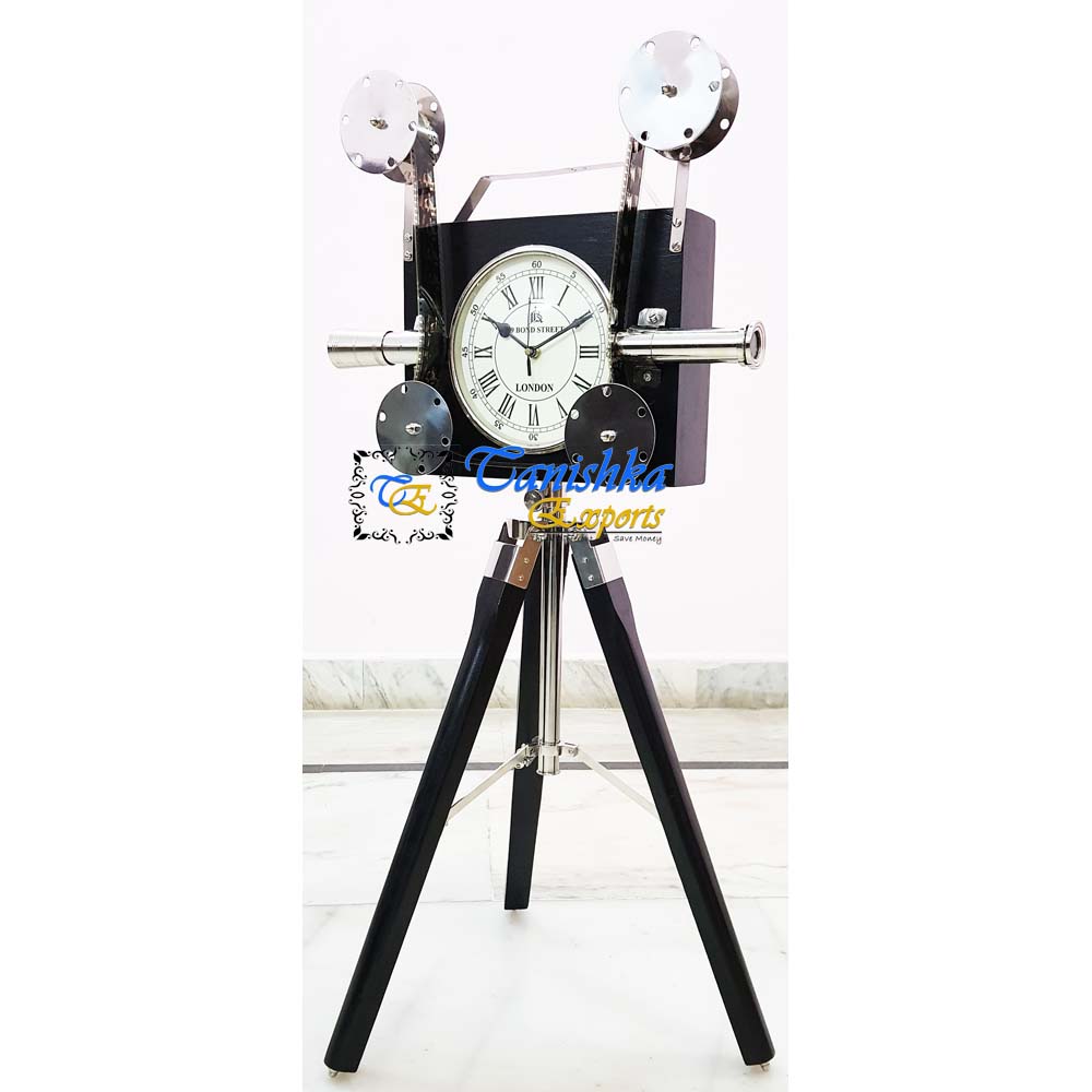 Часы с подставкой в морском стиле, антикварные часы с подставкой