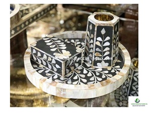 Juego de bandeja de perlas madre Mubkhar más vendido, quemador eléctrico, caja de incienso, características principales, Material de madera, té de hueso, Clary, salvia, lavanda - Product Image 3