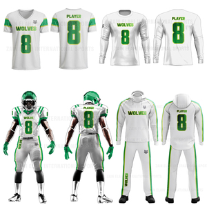 Camiseta de Fútbol Americano al por Mayor 2021 para Niños, Personalizada con Tela Dazzel, Malla/Spandex Transpirable de Secado Rápido, Talla Grande XL para Adultos - Product Image 2