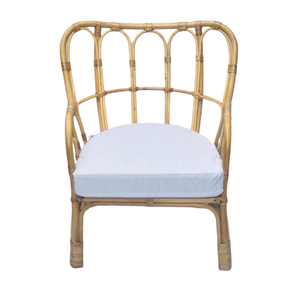 Chaise vintage en rotin naturel pour l'intérieur, meubles de salon - Product Image 4