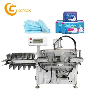 Automatic Disposable Adult Diaper Pad Flow Women Sanitary Napkin Packing Machine