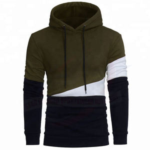 Jersey de manga larga ajustado de diseño personalizado para hombre, Sudadera con capucha de tela francesa de Color sólido para entrenamiento de invierno, sudadera de Fitness - Product Image 5
