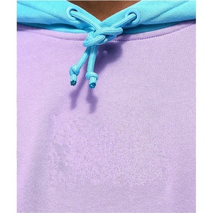Pedido a granel logotipo personalizado Unisex Color Block 100% algodón polar hombres pulóver Sudadera con capucha venta al por mayor hombres pulóver sudaderas con capucha - Product Image 6