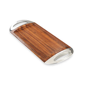 ที่กำหนดเองสี่เหลี่ยมถาดเสิร์ฟอาหารถาดไม้การออกแบบที่ทันสมัยถาดเสิร์ฟ - Product Image 5